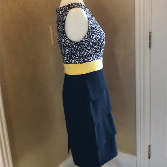 Black and Yellow Connected Apparel Dress - Picture 3 of 7